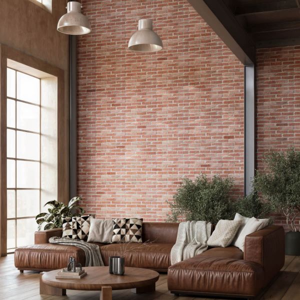 Brique décorative, extérieur / intérieur, rouge, Baden Red
