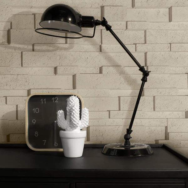 Pierre décorative, extérieur / intérieur, beige, Cascade Cream