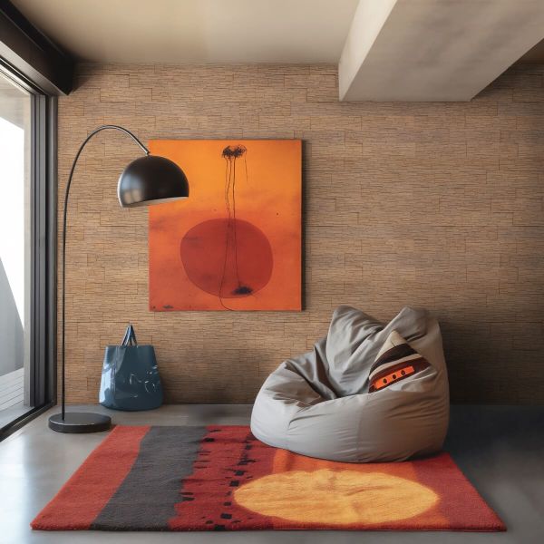 Pierre décorative, extérieur / intérieur, couleur brique, Impuls Copperstone