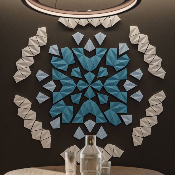 Panneau décoratif, intérieur, 3D Skyfall 50's