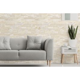 Pierre naturelle en marbre, extérieur / intérieur, beige, Natimur Cream