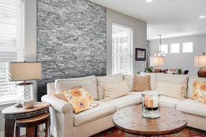 Pierre naturelle en marbre, extérieur / intérieur, gris, Mineral Grey