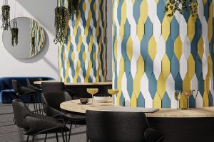 Panneau décoratif, intérieur, blanc, 3D Vektor