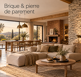 Brique et pierre de parement : Idées déco et conseils d'aménagement